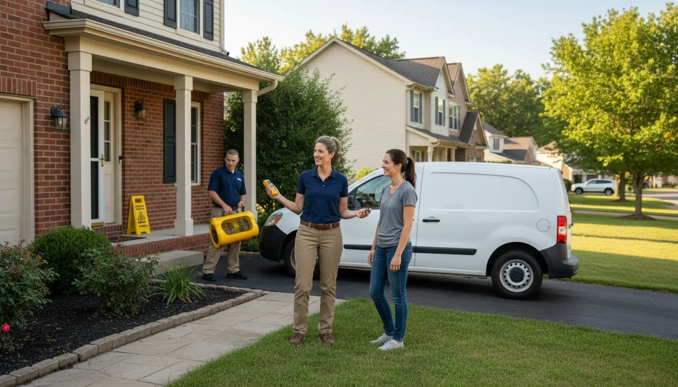 Water restoration image for Water Damage & Restoration Services in Wartburg, TN